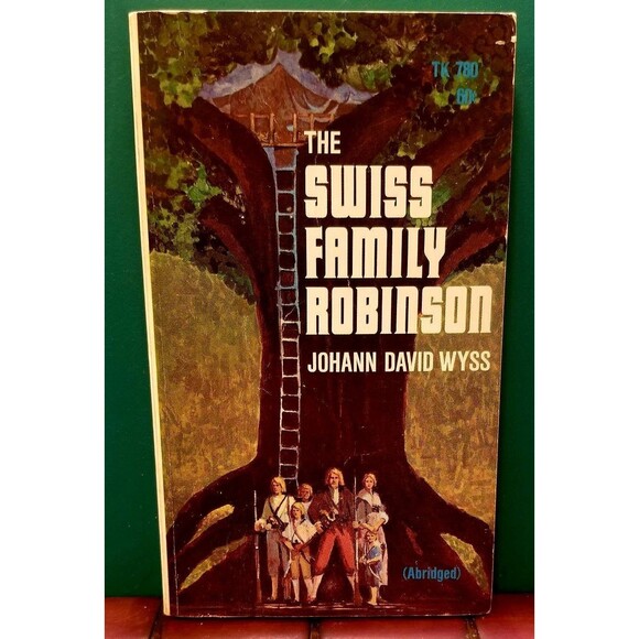 1969 Vintage Paperback Swiss Family Robinson Johann David Wyss - Picture 1 of 2